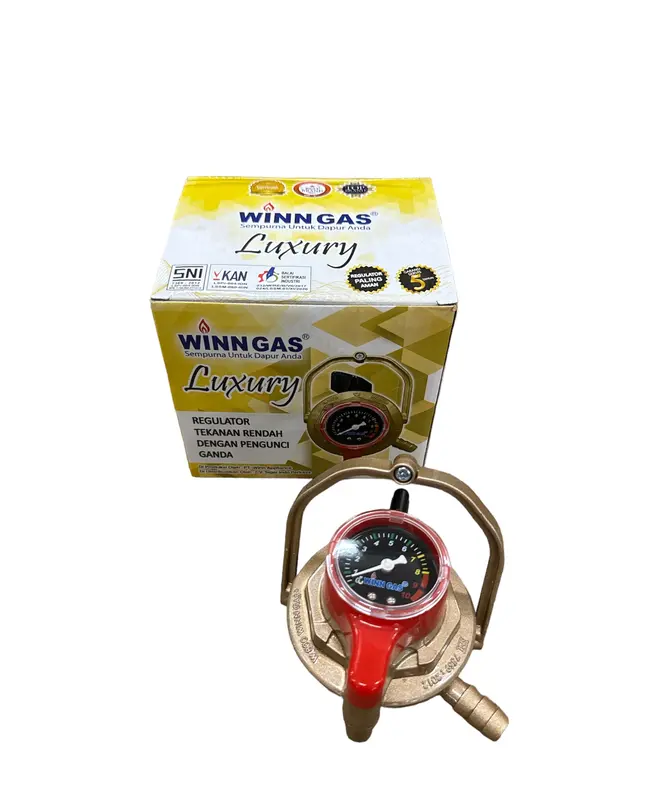 REGULATOR WINN GAS W 800 M GOLD LUXUXRY DOUBLE LOCK / PENGUNCI GANDA SUPERIOR BESI [BISA COD] 1