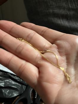 Product Review of 18K Cadena Dainty Bracelet from A**e G** 0