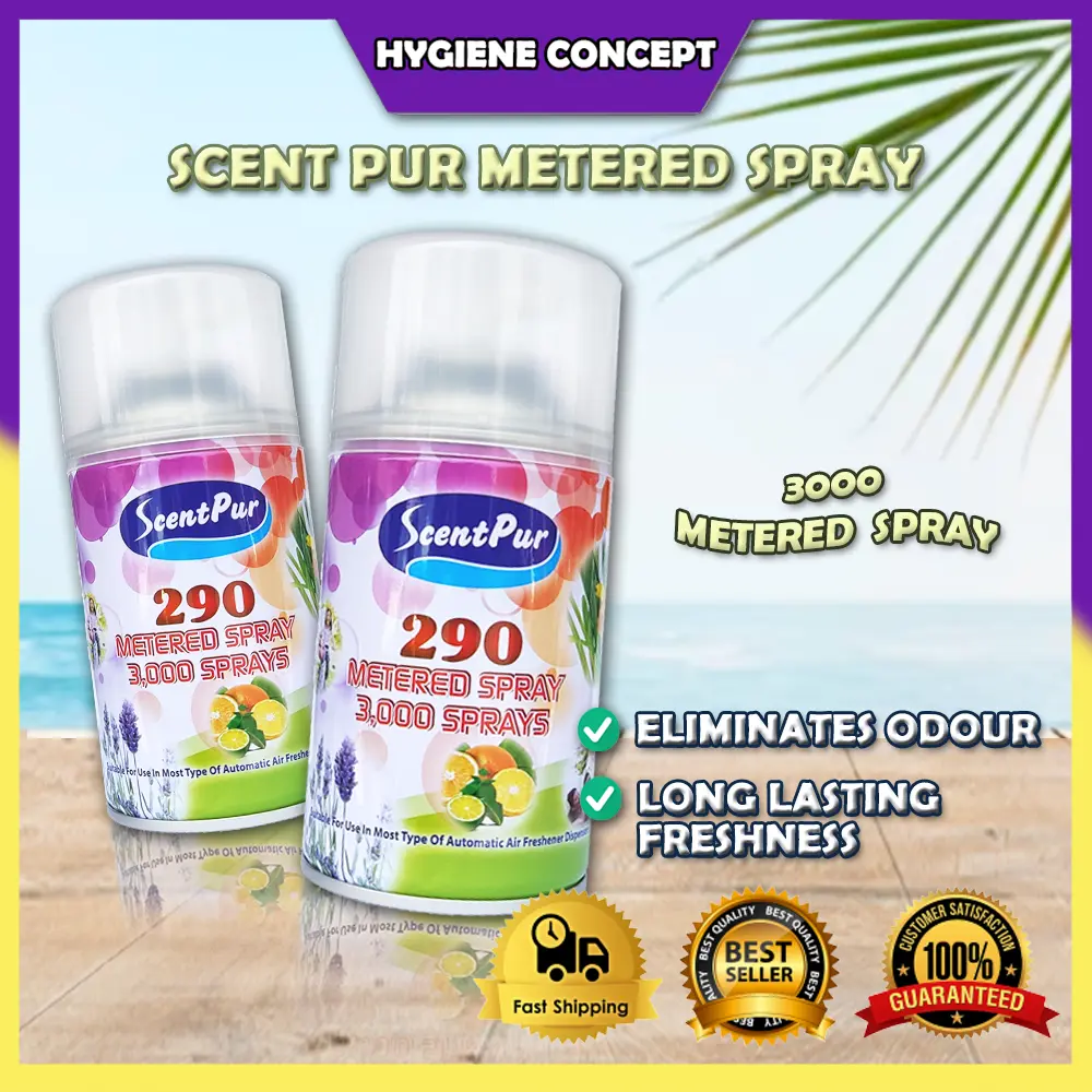 290ml 3000 spray Scent Pur Metered Spray Short Can/ Air Freshener Refill / Air Perfume / Pewangi Bilik / Automatic Spray