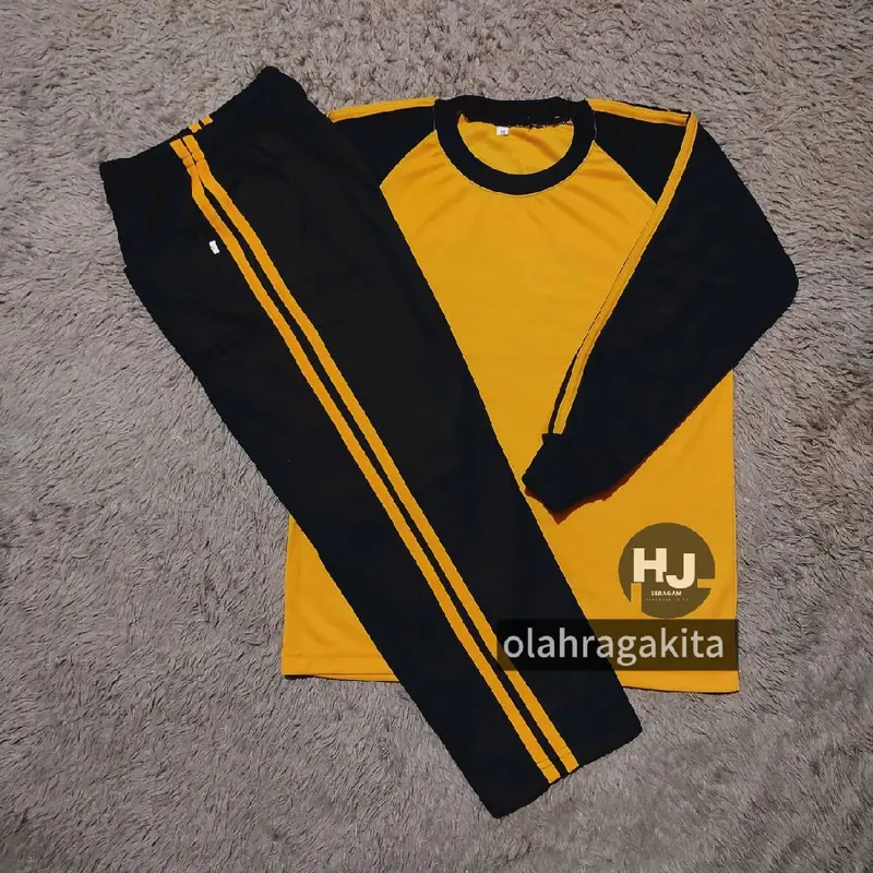 setelan baju olahraga anak sekolah SD tangan panjang 1 0
