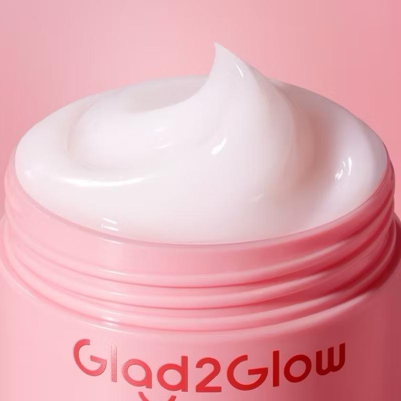 GLAD2GLOW Brightening Moisturizer Pomegranate Niacinamide Extract Hitam Mencerahkan Wajah Pencerah Pelembab Glowing whitening bright Mencerahkan Melembabkan Kulit skin skincare G2G 5