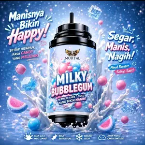 FLASHSALE!! LIQ SARI BUAH MILKY BUBBLEGUM SYRUP GKC MINUMN AIR JUICE HALAL