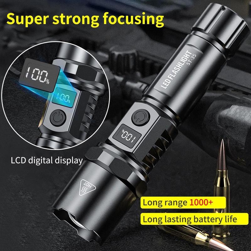 Flashlight Cod 【COD】Super bright flashlight camping light LED light zoom with - TikTok ...
