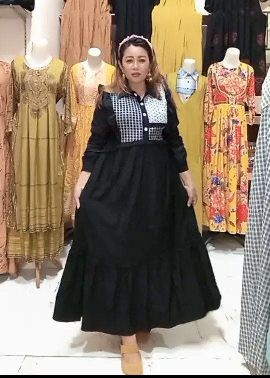 Product Introduction of midi dress import premium  Gaun 3