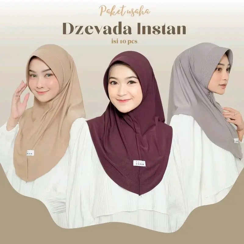 KENAN-DZEVADA INSTAN DAILY BERGO JERSY SIZE M&L Jilbab 0