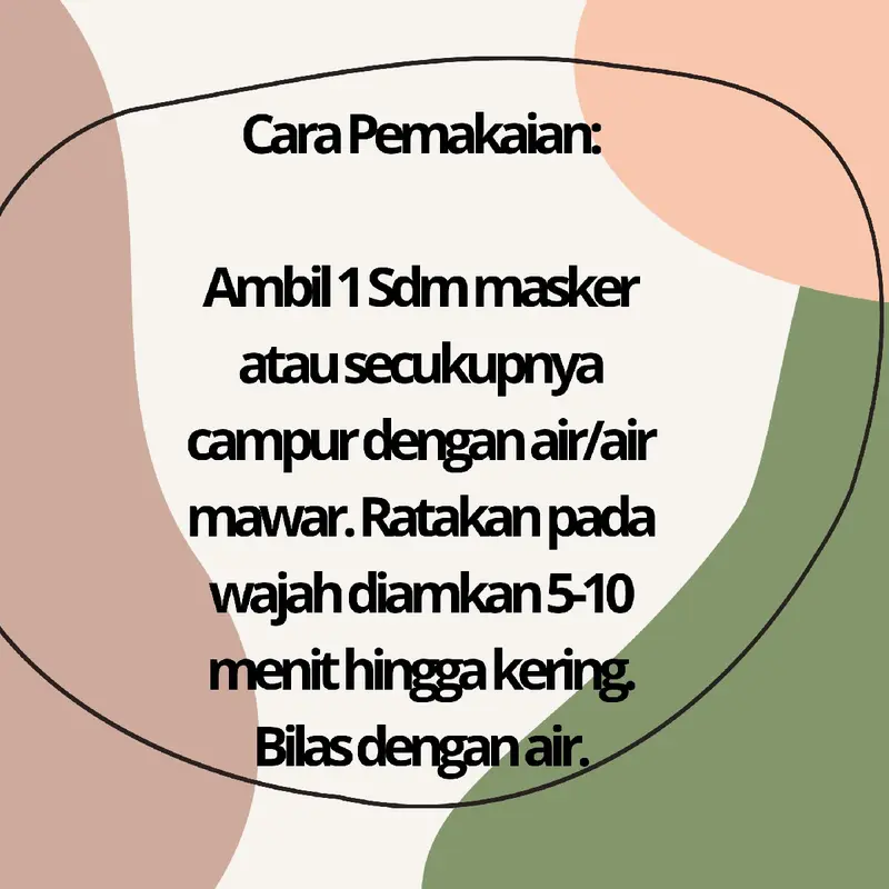 Beli 5 Masker Organik Msk Gratis 1 Msk, Perawatan Wajah Maksimal - Muka 2