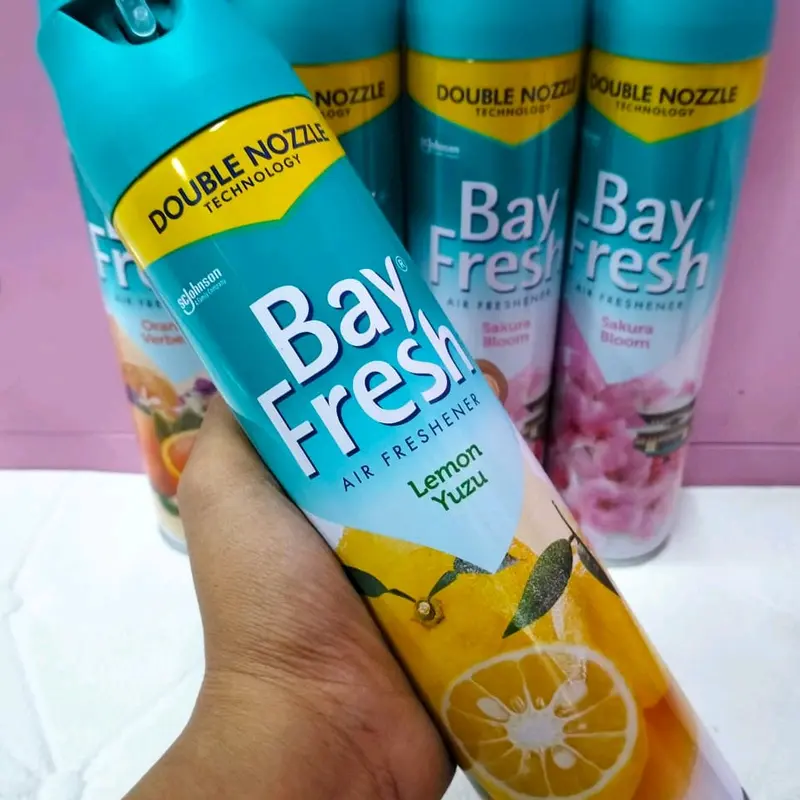 Ready Bayfresh freshener 7210 Aerosol Freshener 225 ml adalah pengharum ruangan dengan teknologi yang efektif menghilangkan bau, sekaligus memberikan kesegaran dalam satu langkah mudah. Terdapat beberapa pilihan wangi 0