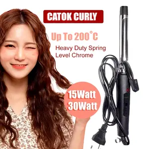 Catokan Curly Rambut Profesional ZF-2002 – Pemanas Cepat 200°C | Catok Keriting 15W-30W