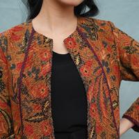 Gambar NONA RARA - Outer Amasti 3N Rmb T5123, Baju kerja batik blouse wanita  modern - S dari Nona Rara Batik Kota Administrasi Jakarta Timur 3 Tokopedia