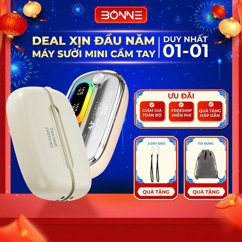  ĐỘC QUYỀN BONNE -   PHIÊN BẢN MỚI    Máy Sưởi Mini Cầm Tay Từ Tính BW08 By Bonne TECHNOLOGIQUE Máy Sưởi Tay Công Nghệ NTC Làm Nóng Nhanh An Toàn Với Người Sử Dụng Bảo Hành Chính Hãng 12 Tháng. 