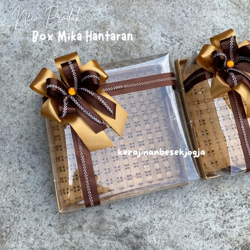 TERLARIS | PIRING KOTAK MIKA HIAS PITA | piring hampers box hantaran piring jogja box hampers parsel makanan bingkisan 1