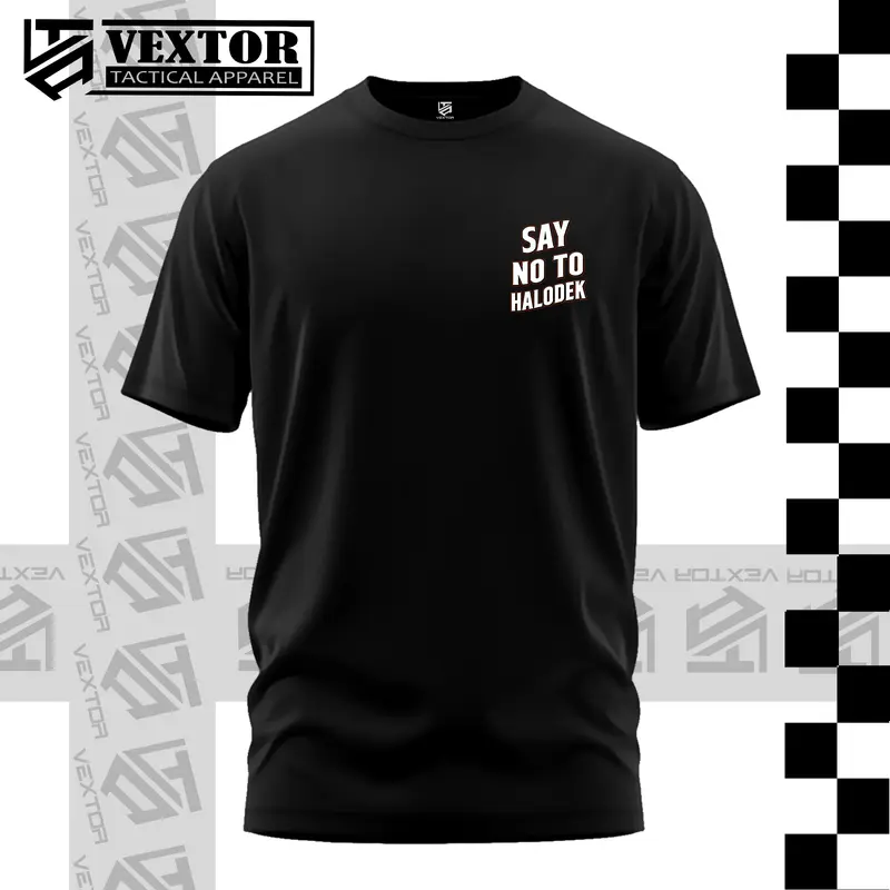 Baju Kaos Tactical Say No To Halodek Anti Halo Halo Dek 1