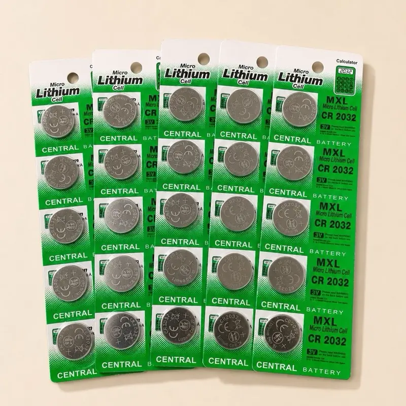 MXL Baterai CR2032 Lithium Cell 1 lembar isi 5pcs untuk Remot Keyless Motor Mobil Jam Tangan & Kalkulator