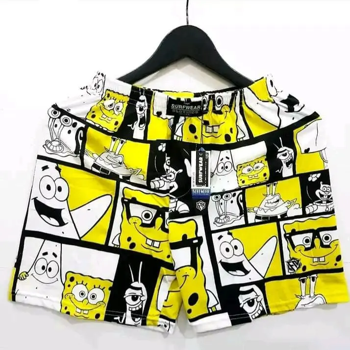 paket grosir boxer motif PRIA WANITA bahan adem untuk santai tidur All size