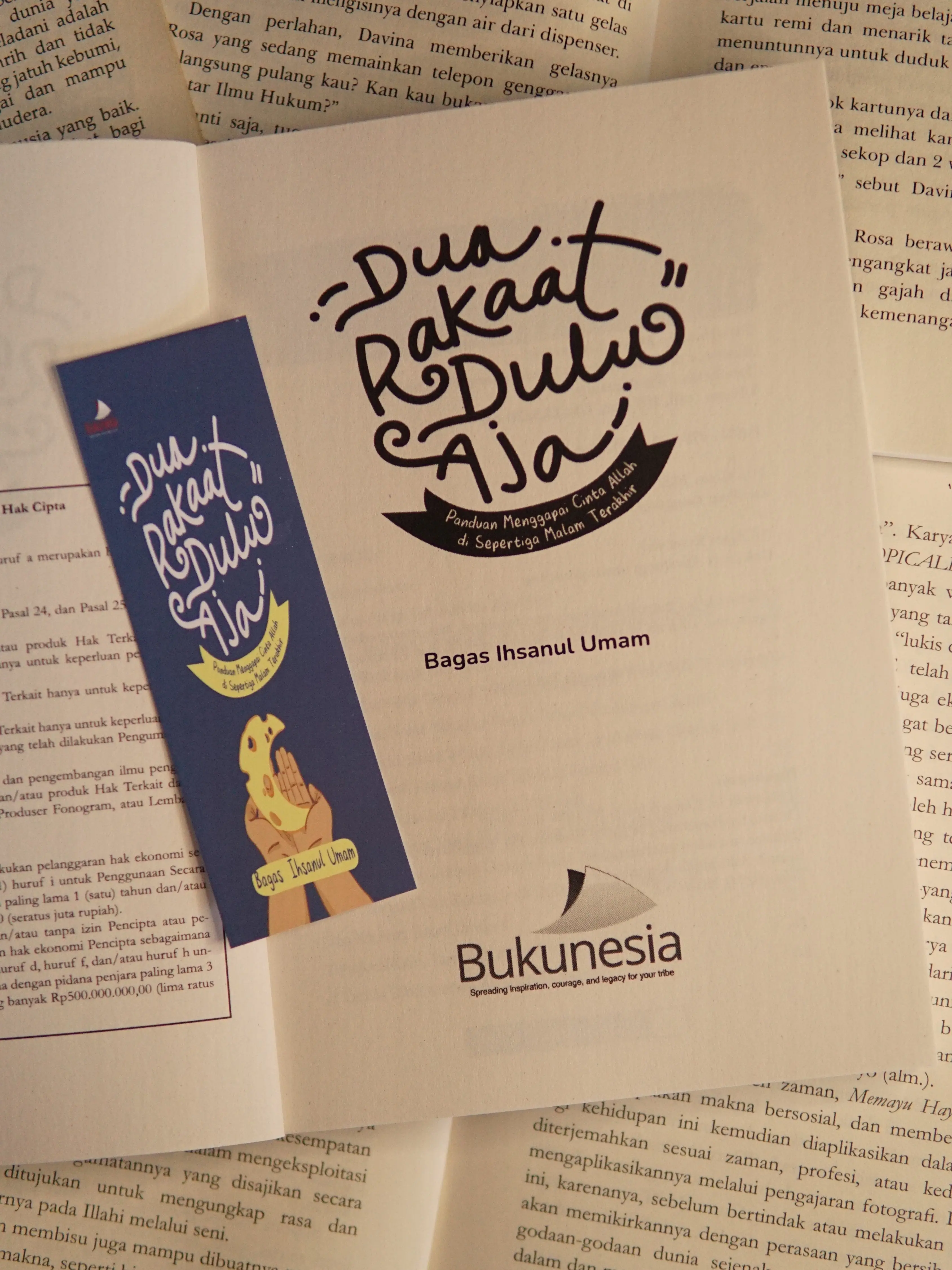 Bukunesia - Dua Rakaat Dulu Aja - Buku Motivasi Islam | Panduan Salat Tahajud & Menggapai Cinta Allah - Karya Bagas Ihsanul Umam