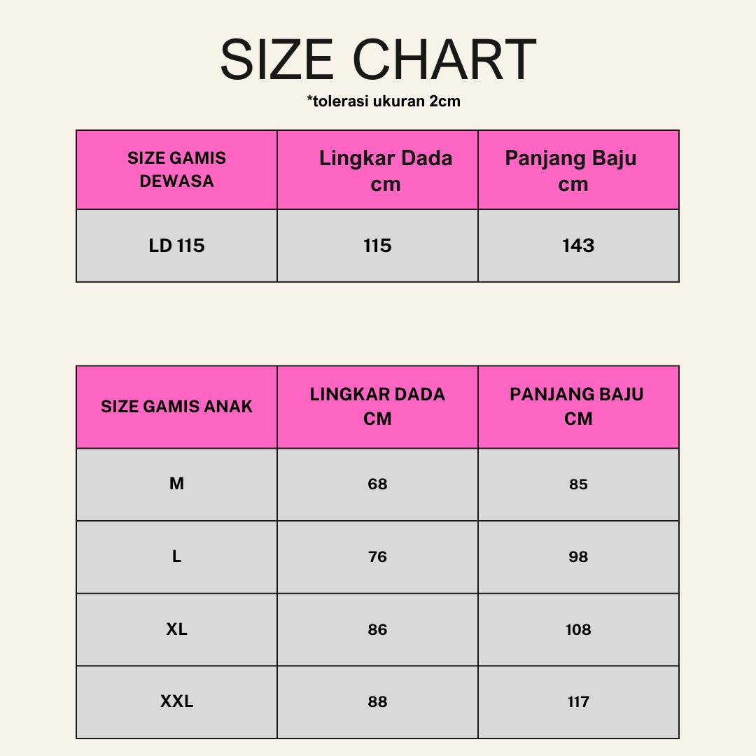 Aisyalina Id Couple Mom and Kids Arissa Dress Series Tanpa Hijab Bahan Katun Tunica Dress Gamis Wanita Ibu Anak Printing Plisket