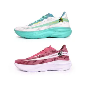 Sepatu Running HYPERION ELIT TOSCA PUTIH VS MAGENTA PUTIH Size 36-44 (Free kaos kaki)