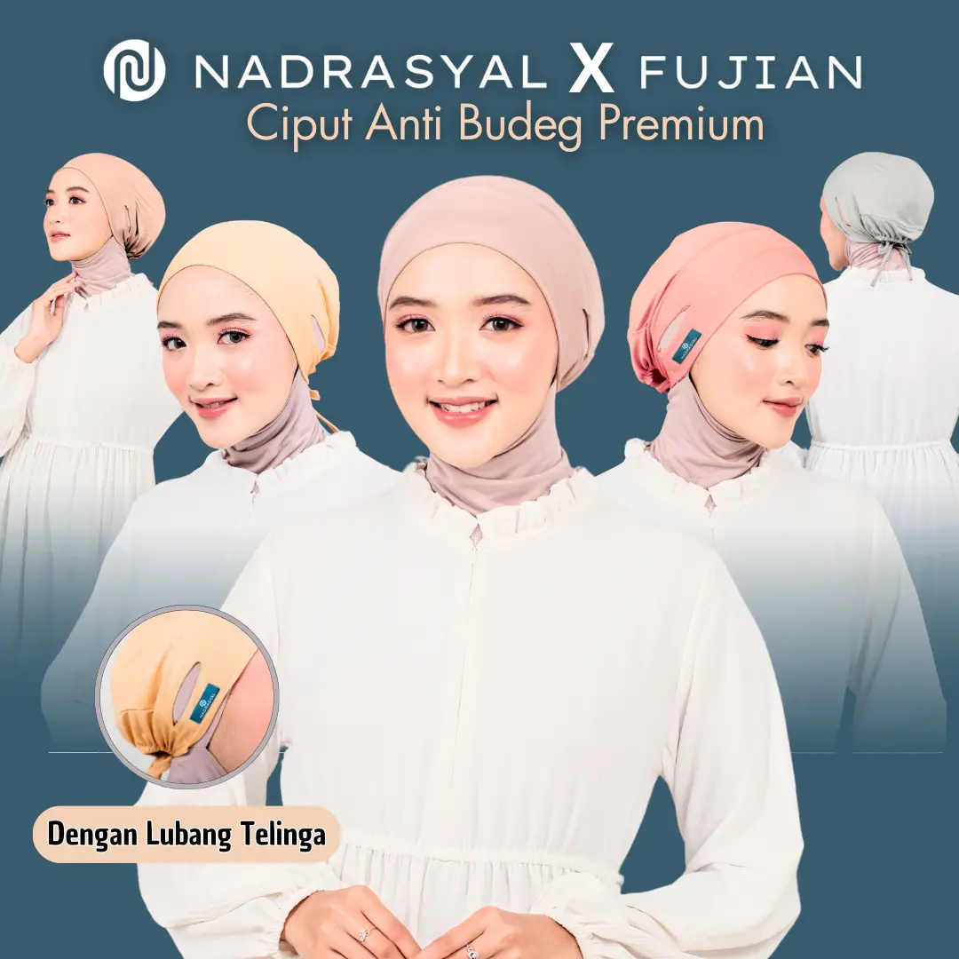 NADRASYAL - CIPUT ANTI BUDEG Wanita Muslim Daleman Kerudung Inner Jilbab