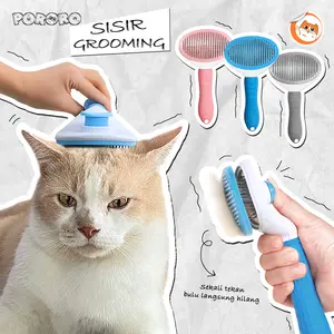 PORORO - Sisir Grooming Kucing dan Anjing