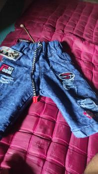 Product Review of Celana Jeans Anak-Anak Cowok Pendek Wonderfull WF Import Snow Blue - Grosir Murah from T**t 1