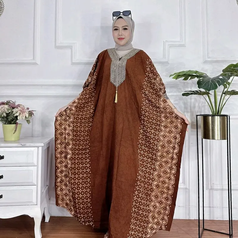 Kaftan / Gamis bahan katun LD 200 2