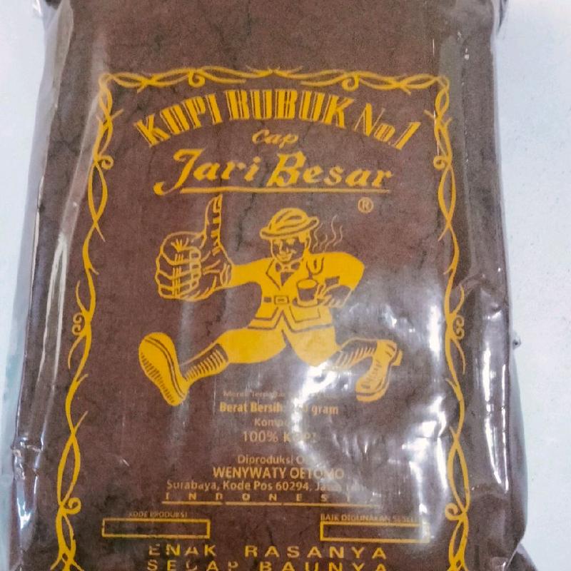 KOPI BUBUK HITAM 500gr CAP JEMPOL ASLI dr KOPI BIJI PILIHAN / KOPI