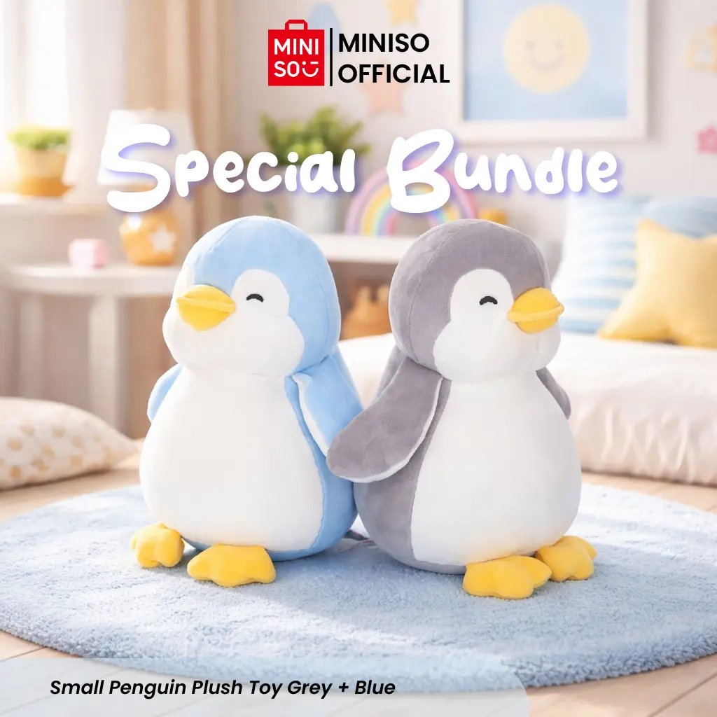 [BUNDLE] MINISO Boneka Small Penguin Plush Toy Boneka Halus Lembut Mainan Anak