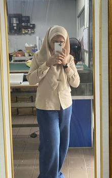 Product Review of #2237 baggy palazzo jeans baju muslimah seluar straight cut plus size loose pants women viral terkini slack pants perempuan murah cantik wide leg palazo baju wanita from L**🕊 0