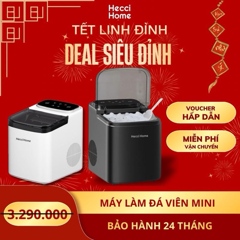  HECCI HOME máy làm đá viên mini làm đá siêu nhanh từ 7 - 10 phút - An toàn sức khoẻ 