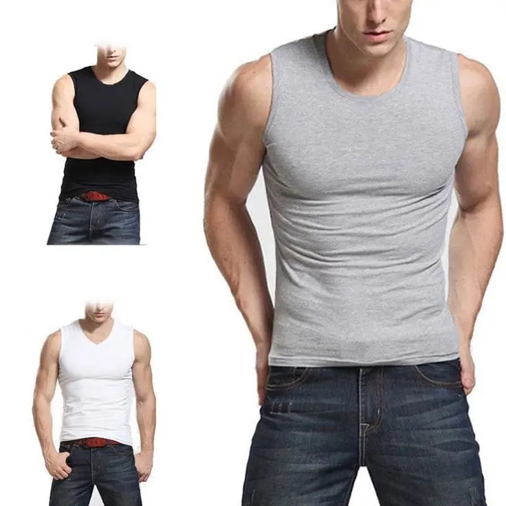 PROMO !!! PAKET 8 PCS KAOS YUKENSI PAKAIAN DALAM PRIA Oblong Hitam  Katun Distro manis xl rompi kaos  dalam dewasa sporty xl Singlet Cowok singlet kaos  kutang lekbong Keren Putih 7