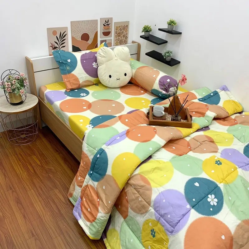 PART 4 / SPREI MOTIF katun AESTHETIC SIZE 120, 160, 180 (FREE SARBAN & SARGUL) Bantal Guling 1