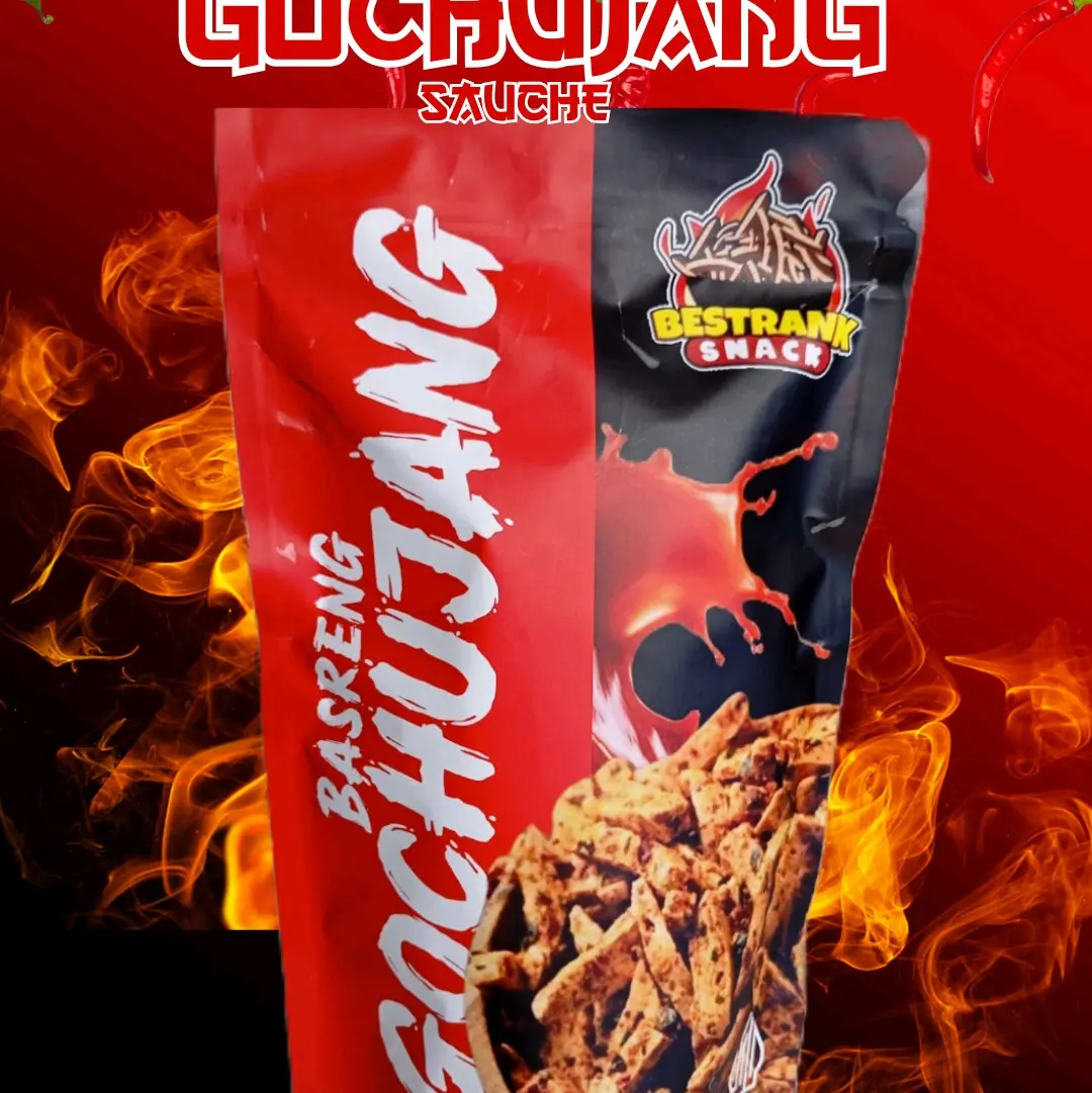 Basreng Pedas Saus Gochujang 200 gr - Cemilan - Food Keripik s a jodo snack Makanan