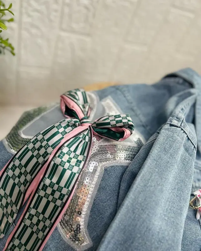 JAKET JEANS ANAK - JAKET KEKINIAN ANAK CEWEK OUTER JEANS CROP ANAK PEREMPUAN JAKET ANAK REMAJA TANGGUNG 6