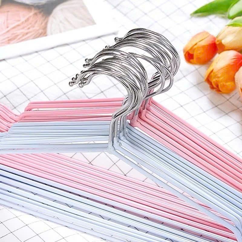 Combo 10 móc quần áo chống trượt màu pastel treo đồ tiện lợi, set móc treo đồ…