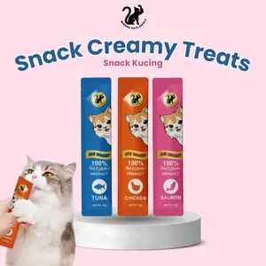 Snack Kucing Minara Creamy Treats - Cemilan Kucing - Makanan Kucing - Wetfood Kucing - Snack Minara - Snack Segala Umur Kucing - Snack Kitten - Snack Adult Kucing - Minara Cats Supply