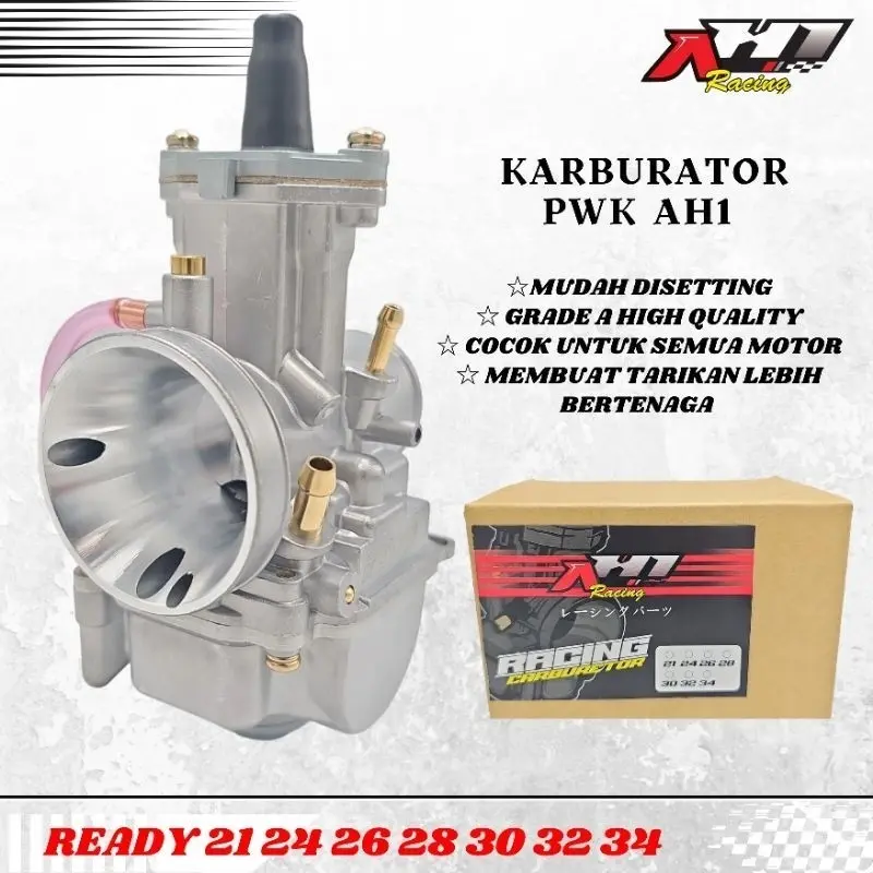 KARBURATOR KARBU PWK 21 24 26 28 30 32 34 KOTAK AH1 RACING HIGH QUALITY