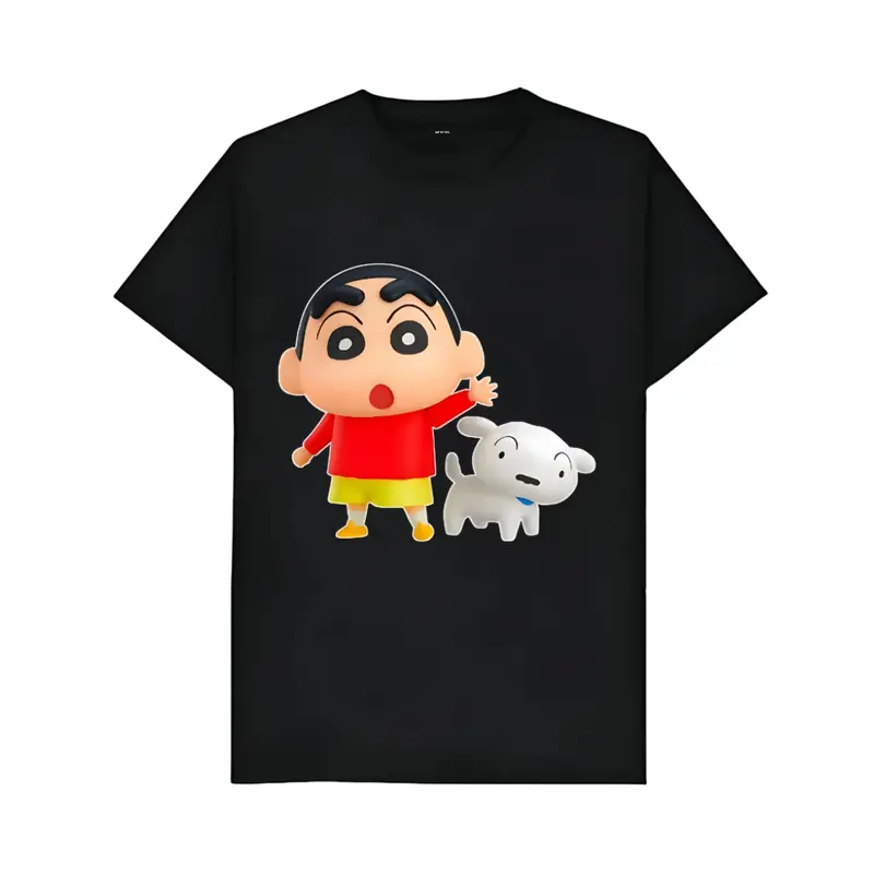 Baju Distro Streetwear Fashion Street Pria dan Wanita Hitam Katun Lembut Berkualitas Tinggi 3