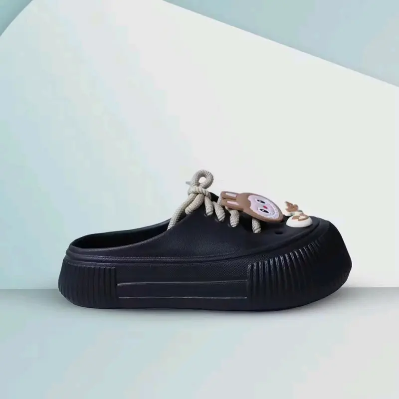 Sandal Anak Perempuan Labubu DIY Jibbitz IRSOE 830K/Sebo Sepatu Anak Aktif size 24-35 Kaki Fashion 5