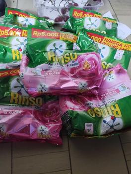 Product Review of Paket Hemat 7 pcs Detergen Rinso Bubuk 5000an 195gr from A**a A**a 0