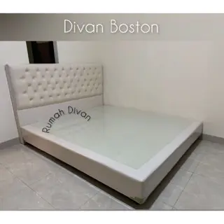 DIVAN DIPAN TEMPAT TIDUR ALAS KASUR SPRINGBED SANDARAN BOSTON MOTIF BEST SELLER BISA PILIH WARNA