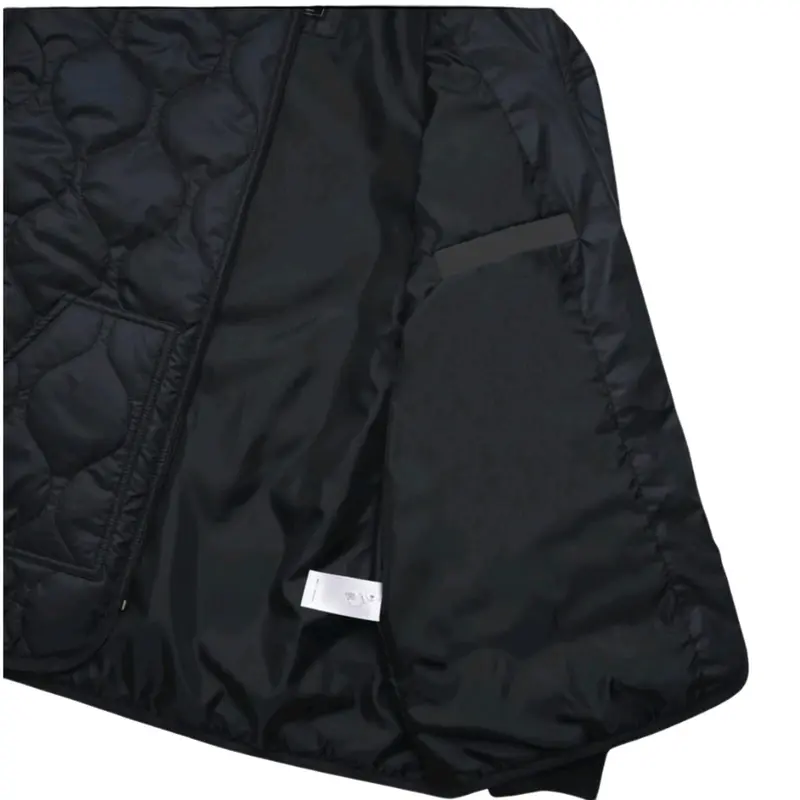 Olaav-Jacket puff quilted Bomber Black ziperr Zipper Jaket Distro Hitam Pria Wanita Tebal Unisex Casual Keren Cowok 2