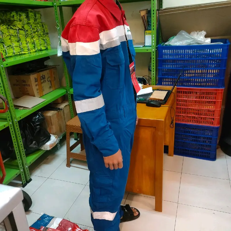 Coveroll Pertamina New Nomex IIIA Original Berkualitas 100% - Baju Seragam Pertamina 1