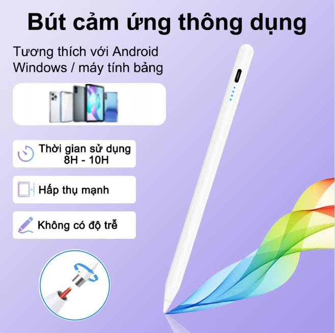COD Bút Cảm Ứng Thông Dụng Mới Thích Hợp Cho Điện Thoại Android Và iOS. Bút cảm ứng màn hình điện dung thích hợp cho Huawei Apple Xiaomi Vivo Oppo và các điện thoại thông minh khác để viết và vẽ. Bút máy bảng điều khiển Android tương thích stylus