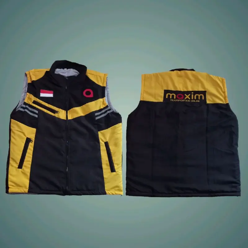 rompi m4xim sirip kuning hitam 0
