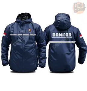 JAKET CUSTOM DAMKAR YUDHA BRAMA JAYA PRIA WANITA SCOTLIGHT PARASUT WINDBREAKERS 3 LAPIS MURAH