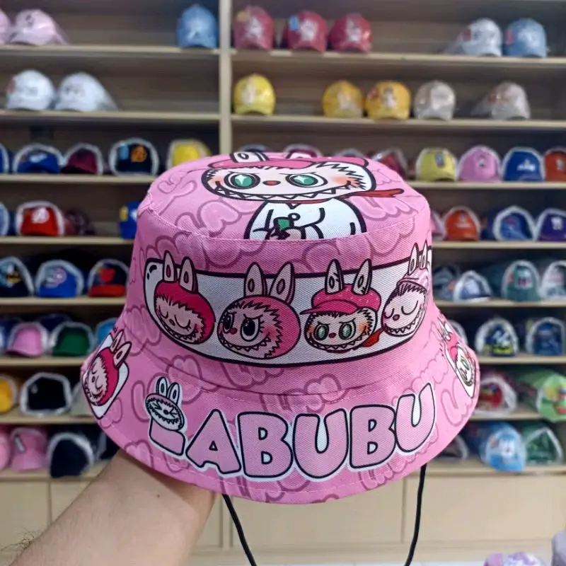 Topi Backet Anak Karakter / Topi Anak Labubu / Topi Anak Labubu 0