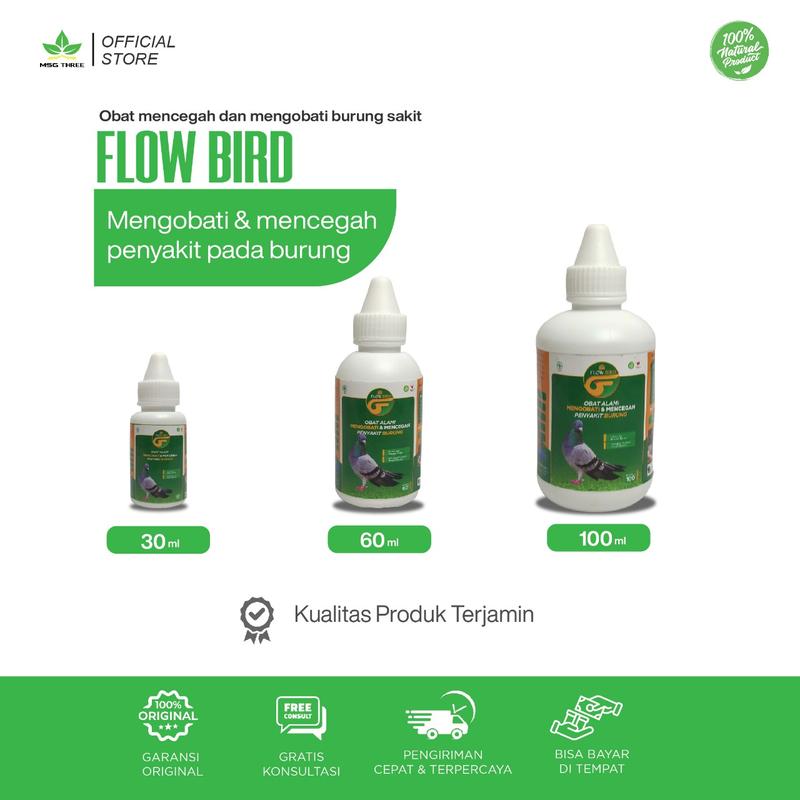 Suplemen herbal agar burung tetap sehat dan kuat - Flow Bird Segala ukuran 0