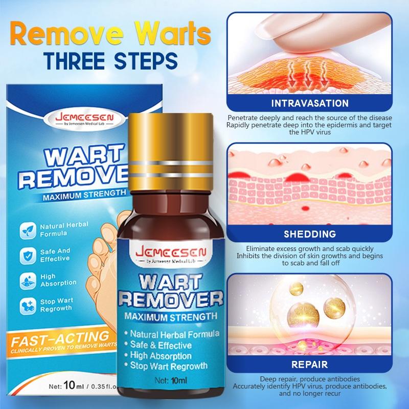 Product Introduction of Jemeesen Natural Herbal Skincare Wart Acne Remover Remove Warts Heal Skin Gentle & Effective Solution Plant Based Relief Skin Repair Skincare Acne 0