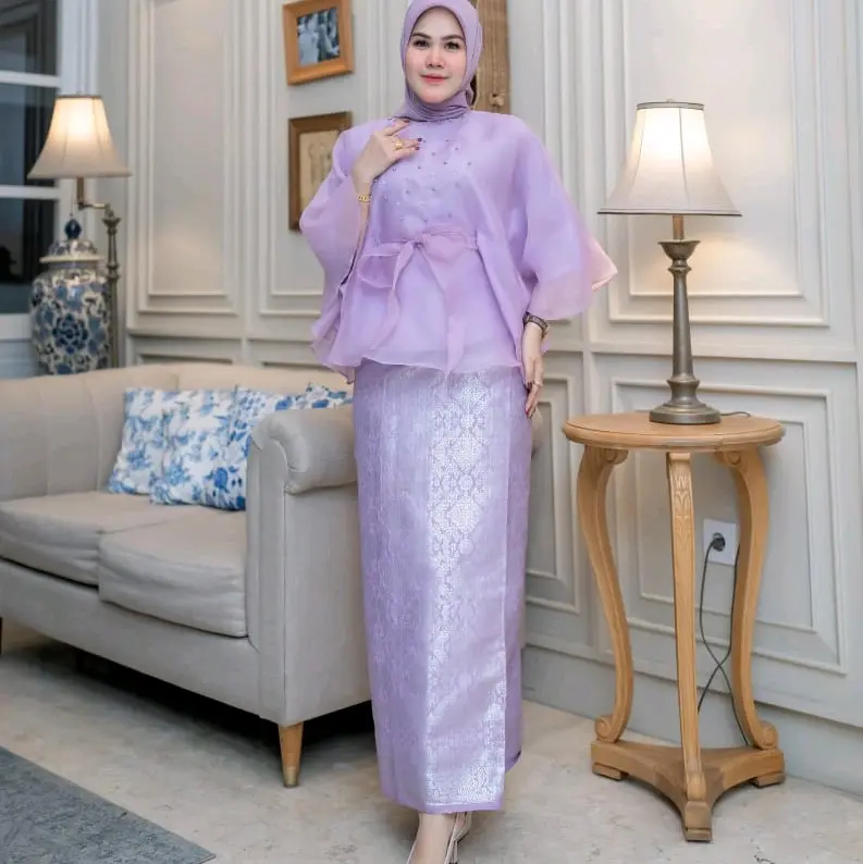 SET KEBAYA ORGANZA PAYETKEBAYA WISUDA/KEAYA LAMARAN/KEBAYA KONDANGAN Pesta