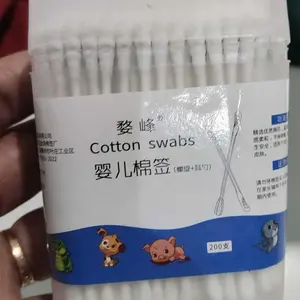 HL0819 Cotton Bud 2 In 1 Cotton Swabs Korek Kuping Kapas Lembut